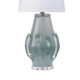 Coastal Style Blue Glass Talon Table Lamp Table Lamps LOOMLAN By Jamie Young