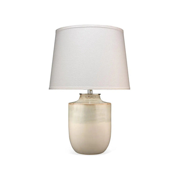 Coastal Style Cream Ceramic Lagoon Table Lamp Table Lamps LOOMLAN By Jamie Young