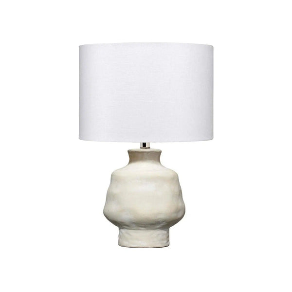 Coastal Style Eggshell Ceramic Leith Table Lamp Table Lamps LOOMLAN By Jamie Young