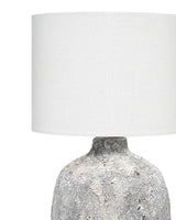 Coastal Style Grey Ceramic Blake Table Lamp Table Lamps LOOMLAN By Jamie Young