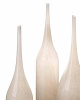 Coastal Style Grey Glass Pixie Vases (Set of 3) Vases & Jars LOOMLAN By Jamie Young