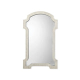 Coastal Style Grey Washed Veneer Estate Wall Mirror Wall Mirrors LOOMLAN By Jamie Young