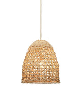 Coastal Style Natural Corn Straw Rope Netted Pendant Pendants LOOMLAN By Jamie Young