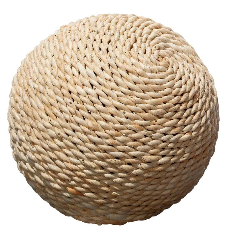 Coastal Style Natural Cornstraw Malibu Balls Statues & Sculptures LOOMLAN By Jamie Young