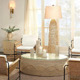 Coastal Style Natural Rope Kauai Floor Lamp Floor Lamps LOOMLAN By Jamie Young