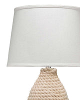 Coastal Style Off-White Rope Table Lamp Table Lamps LOOMLAN By Jamie Young