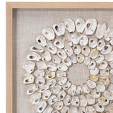 Coastal Style White Abalone Shells Maldives Framed Wall Art Artwork LOOMLAN By Jamie Young