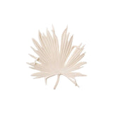 Coastal Style White Polyresin Island Leaf Object Statues & Sculptures LOOMLAN By Jamie Young