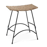 Coastal Style Woven Rattan Wing Counter Stool Without Back Counter Stools LOOMLAN By Jamie Young