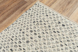 Cobe Basketweave Gray Area Rugs For Living Room Area Rugs LOOMLAN By LOOMLAN
