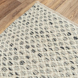 Cobe Basketweave Gray Area Rugs For Living Room Area Rugs LOOMLAN By LOOMLAN