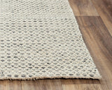 Cobe Basketweave Gray Area Rugs For Living Room Area Rugs LOOMLAN By LOOMLAN