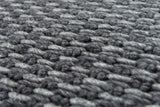 Cobi Basketweave Charcoal Area Rugs For Living Room Area Rugs LOOMLAN By LOOMLAN