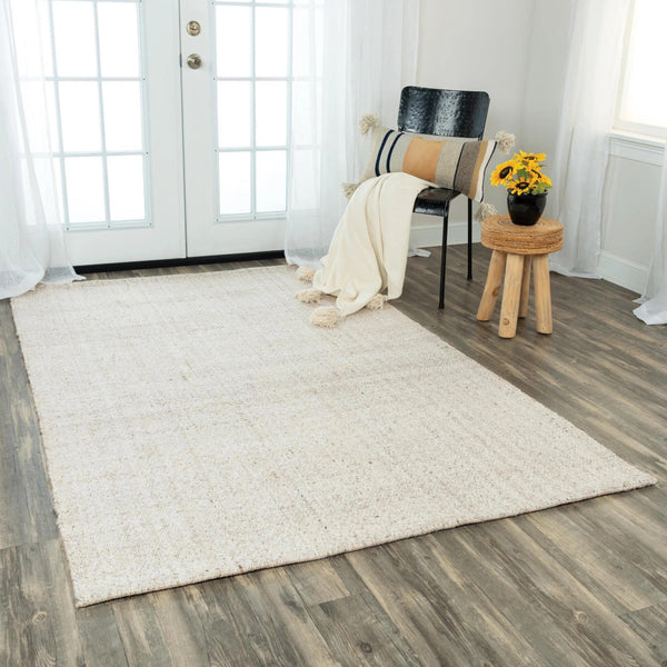 Cobo Basketweave Beige Area Rugs For Living Room Area Rugs LOOMLAN By LOOMLAN