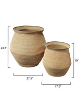 Cobra Basket Set Vases & Jars LOOMLAN By Jamie Young