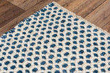 Cobs Basketweave Blue Area Rugs For Living Room Area Rugs LOOMLAN By LOOMLAN