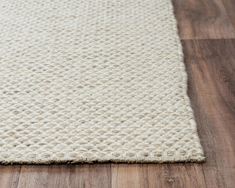 Coce Basketweave Beige Area Rugs For Living Room Area Rugs LOOMLAN By LOOMLAN