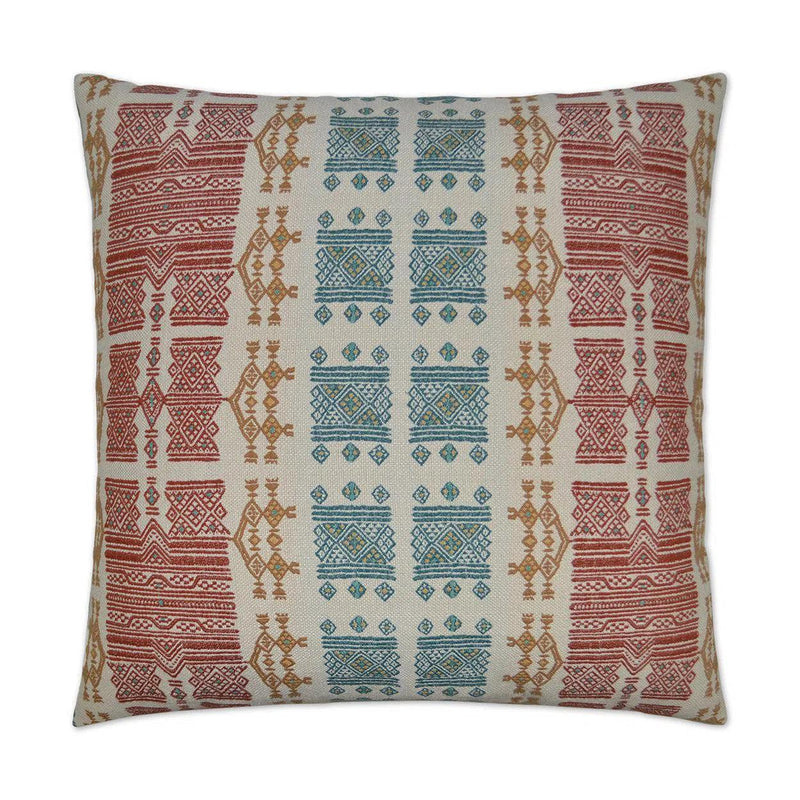 Cochise Blue Throw Pillow With Insert Throw Pillows LOOMLAN By D.V. Kap