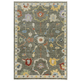 Coco Floral Gray Large Area Rugs For Living Room Area Rugs LOOMLAN By LOOMLAN