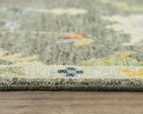 Coco Floral Gray Large Area Rugs For Living Room Area Rugs LOOMLAN By LOOMLAN