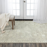 Coed Floral Gray Large Area Rugs For Living Room Area Rugs LOOMLAN By LOOMLAN