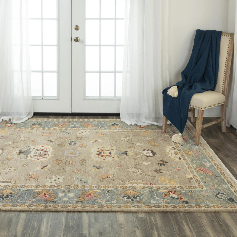 Cofe Floral Beige Large Area Rugs For Living Room Area Rugs LOOMLAN By LOOMLAN