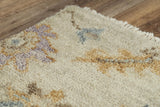 Coir Floral Beige Large Area Rugs For Living Room Area Rugs LOOMLAN By LOOMLAN