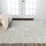 Coit Damask Gray Large Area Rugs For Living Room Area Rugs LOOMLAN By LOOMLAN