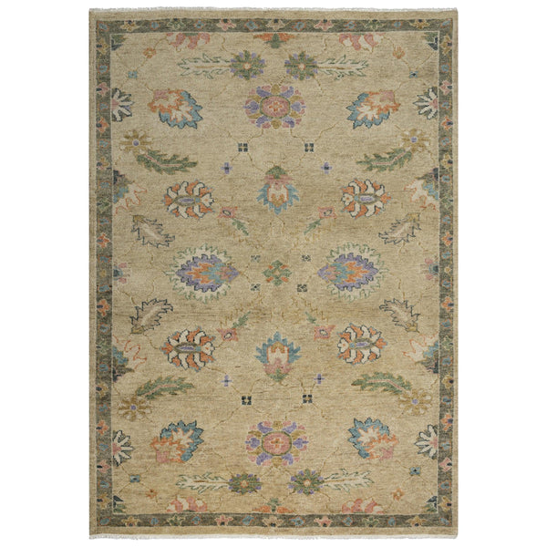 Cola Floral Beige Large Area Rugs For Living Room Area Rugs LOOMLAN By LOOMLAN