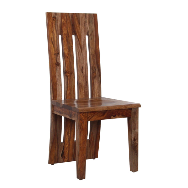 Colbeck Sheesham Timber Wood Armless Dining Chair (Set of 2) Dining Chairs LOOMLAN By LOOMLAN