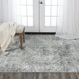 Coll Geometric Gray Large Area Rugs For Living Room Area Rugs LOOMLAN By LOOMLAN