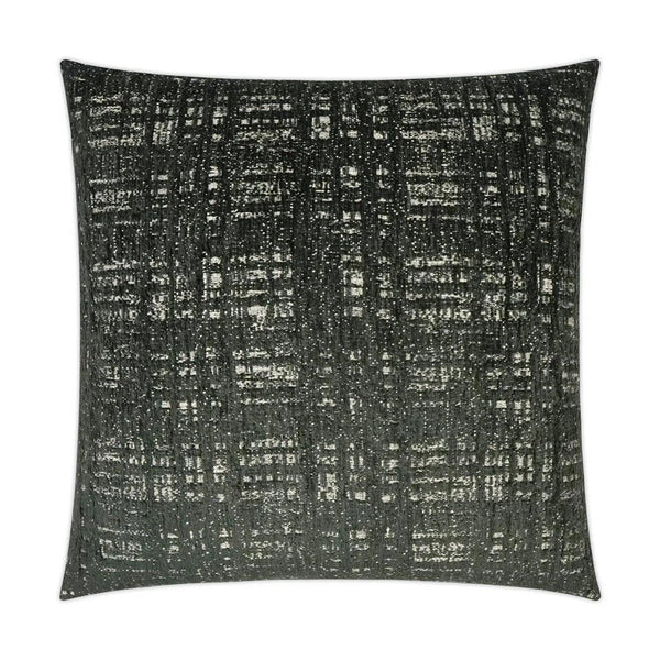 Collateral Charcoal Textured Grey Large Throw Pillow With Insert Throw Pillows LOOMLAN By D.V. Kap
