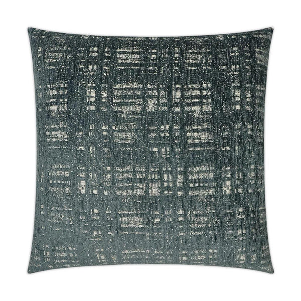 Collateral Iron Textured Slate Blue Large Throw Pillow With Insert Throw Pillows LOOMLAN By D.V. Kap