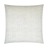 Collateral Ivory Solid Textured Ivory Large Throw Pillow With Insert Throw Pillows LOOMLAN By D.V. Kap