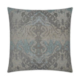 Collector Mist Grey Throw Pillow With Insert Throw Pillows LOOMLAN By D.V. Kap