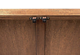 Collins Hutch Tall Curio Buffet Cabinet, Dark Walnut Buffets & Curios LOOMLAN By Noir