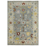 Colm Floral Gray Large Area Rugs For Living Room Area Rugs LOOMLAN By LOOMLAN