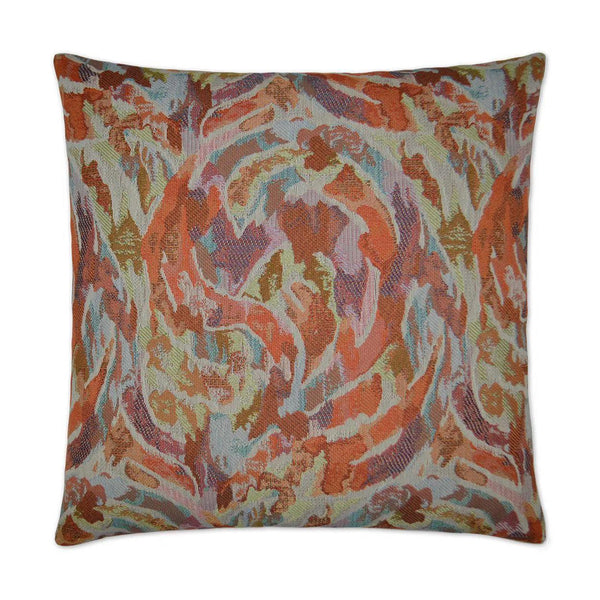 Colorific Multi Color Throw Pillow With Insert Throw Pillows LOOMLAN By D.V. Kap