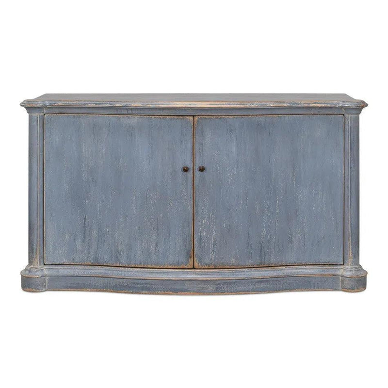 Columns Bowfront Sideboard Blue Sideboards LOOMLAN By Sarreid