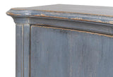 Columns Bowfront Sideboard Blue Sideboards LOOMLAN By Sarreid