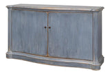 Columns Bowfront Sideboard Blue Sideboards LOOMLAN By Sarreid