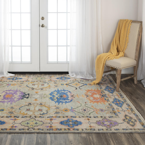 Colv Floral Gray Large Area Rugs For Living Room Area Rugs LOOMLAN By LOOMLAN