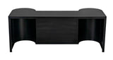 Concierge Desk, Black Steel Unique Home Office Desk Home Office Desks LOOMLAN By Noir