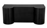 Concierge Desk, Black Steel Unique Home Office Desk Home Office Desks LOOMLAN By Noir