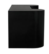 Concierge Desk, Black Steel Unique Home Office Desk Home Office Desks LOOMLAN By Noir