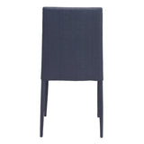 Confidence Dining Chair (Set of 4) Black Dining Chairs LOOMLAN By Zuo Modern