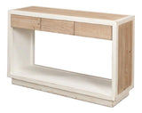 Connor Center Drawer Console Table With Storage Two Tone Wood Dressers LOOMLAN By Sarreid