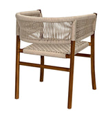 Conrad Chair, Teak with Woven Rope Dining Chairs LOOMLAN By Noir