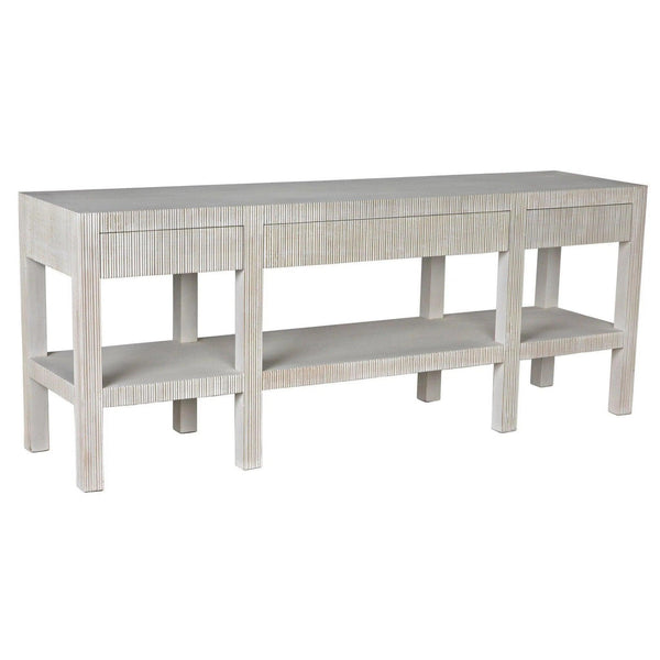 Conrad Console, White Wash Console Tables LOOMLAN By Noir