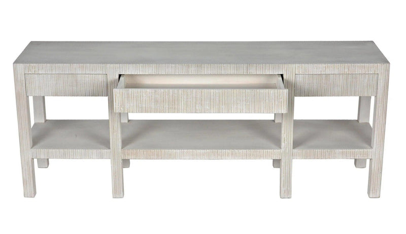 Conrad Console, White Wash Console Tables LOOMLAN By Noir